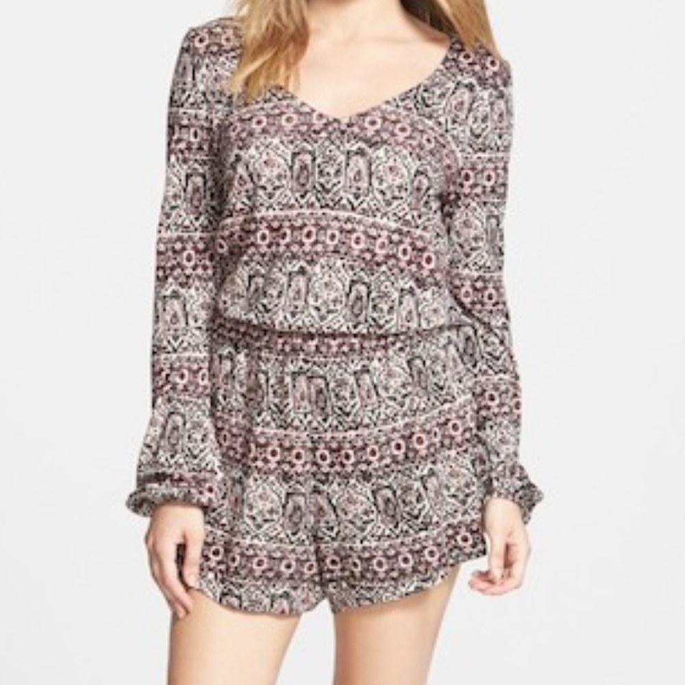 Billabong women L See the Sunm romper long sleeve